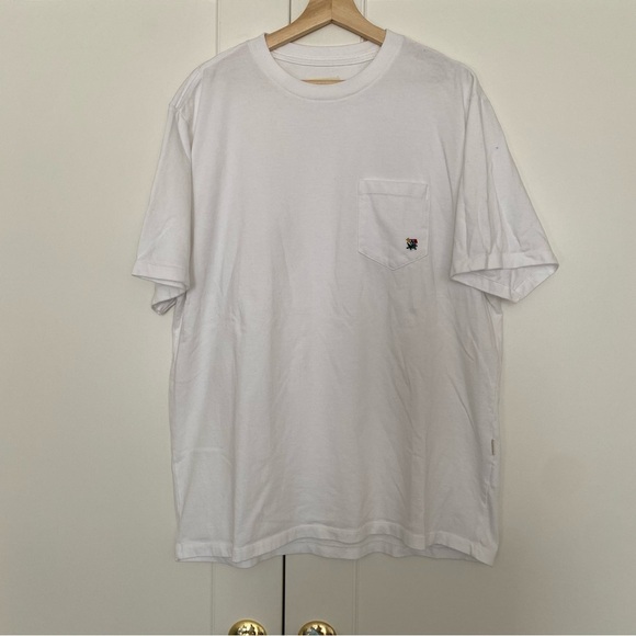 Aime Leon Dore Crest Pocket White Tee - Picture 2 of 6